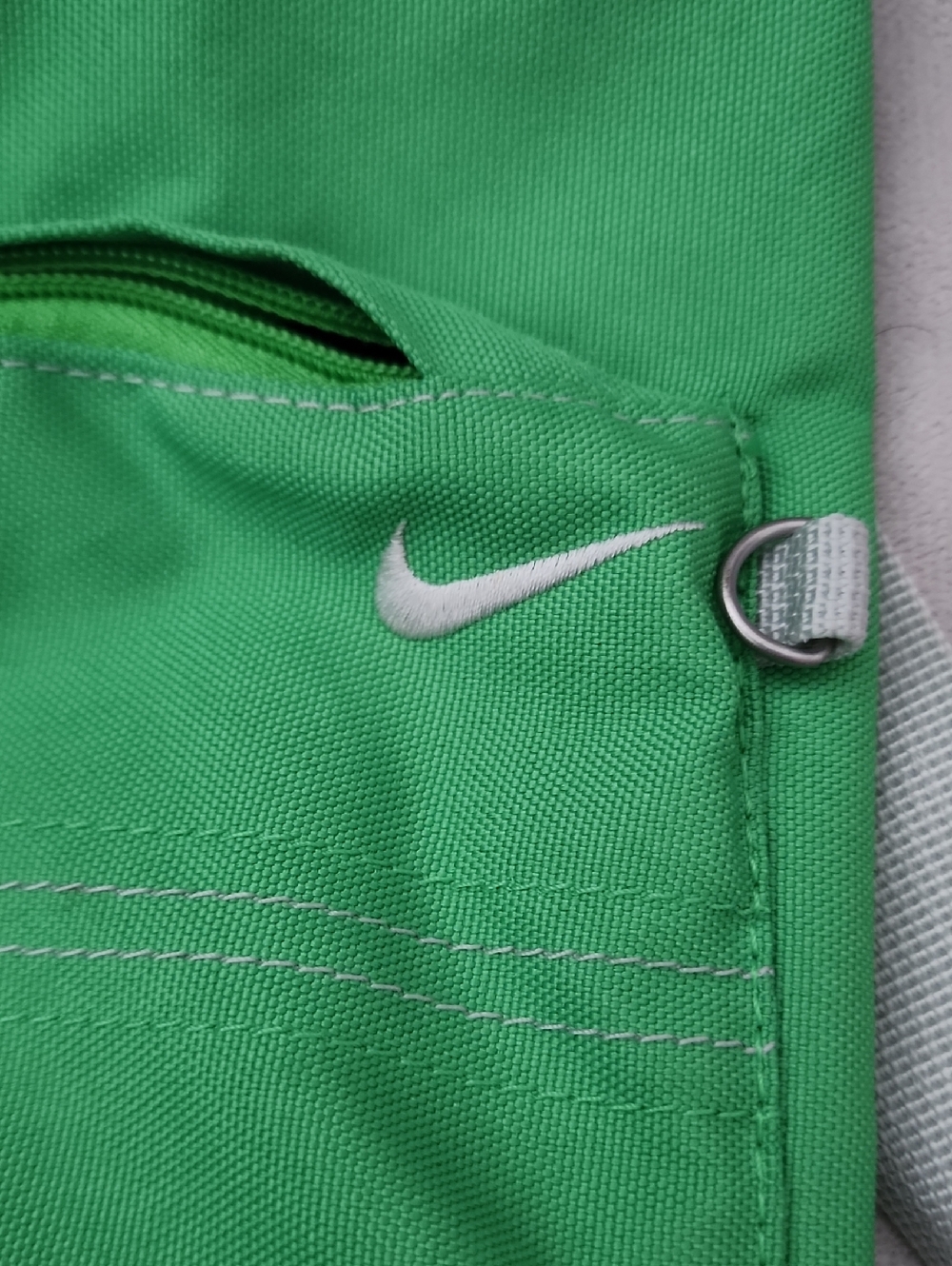 Vintage Nike Green Canvas Backpack with Front Pockets - Picture 10 of 15